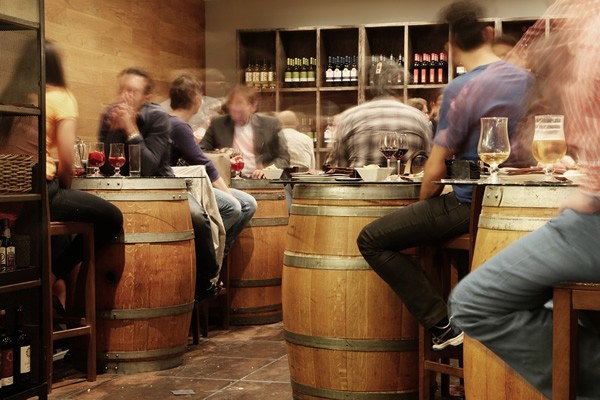Beer in bar in Madrid