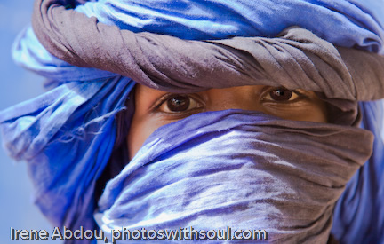 Fuliani Boy in Blue Turban.
