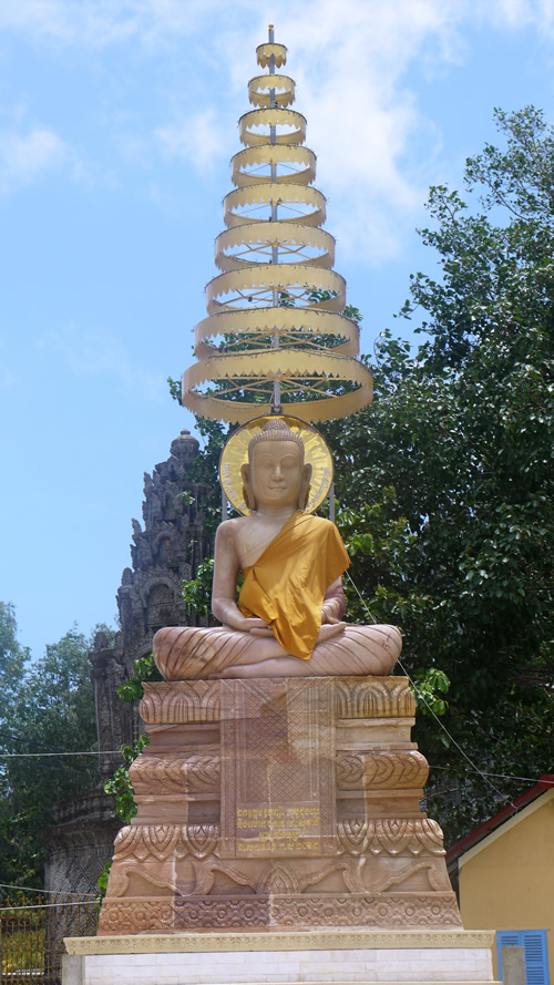 Cambodia Buddhist statue.