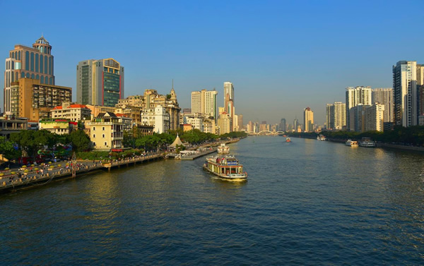 The Pearl River in Guangzhou
