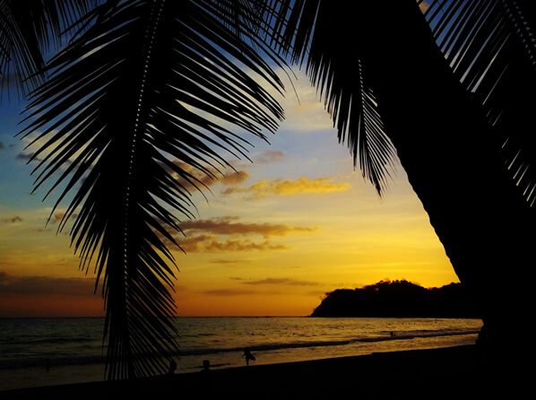 Sunset over Playa Samara, Costa Rica