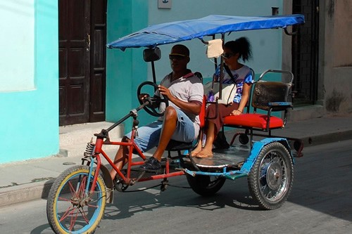 Bici-cab in Trinidad, Cuba