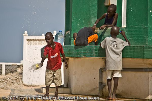 Children playing in Senegal.