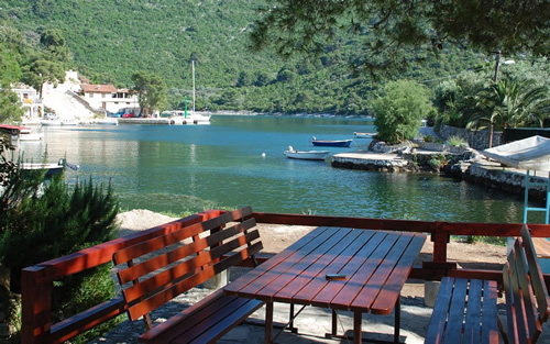 Apartment rental deck in Croatia