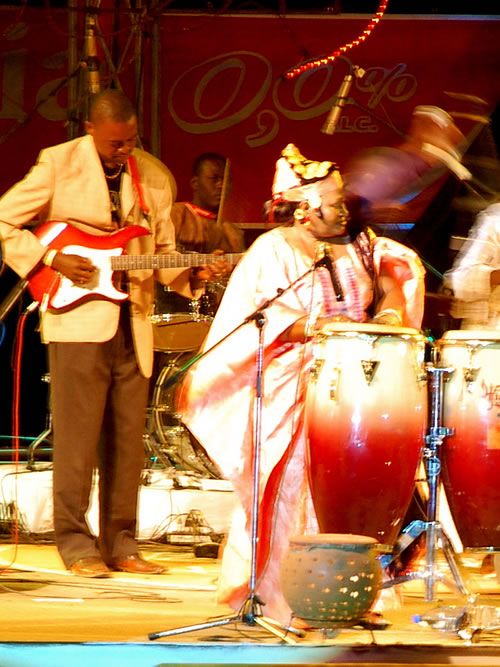 Festival on Niger: Band playing