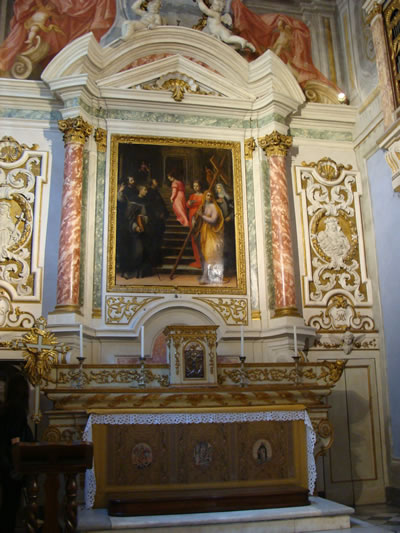 Alterpiece at the Convent of Santa Maria degli Angioli in Florence, Italy.