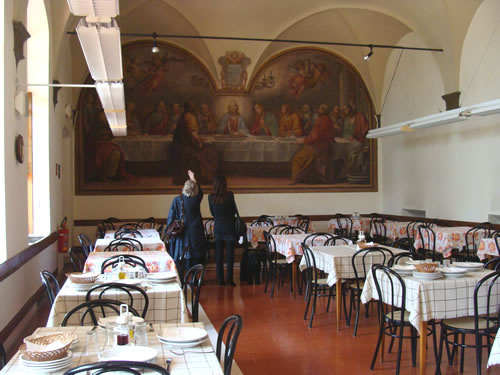 Dining room for boarders at Santa Maria degli Angioli