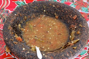 Mexican mortar and pestle, molcajete