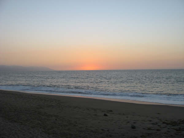 Sunset at Puerto Vallarta Mexico Beach