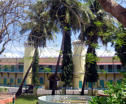 Cellular jail in the Adamana Islands.