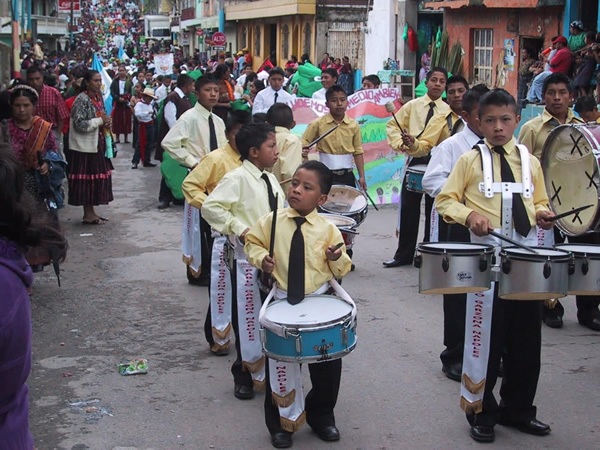 Parade in Almolongo, Guatemala