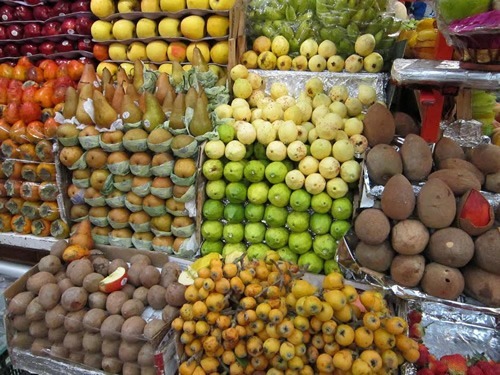 Assorted fruits in Mexico