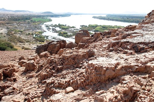 Nile river stretch.