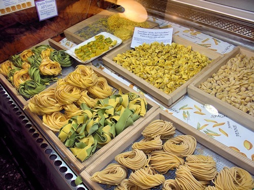 Fresh pasta at Al Re del Tortellino