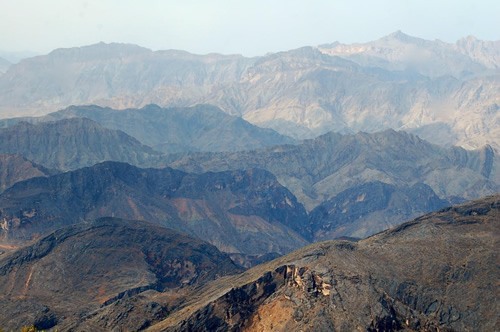 High in the Western Hajar Mountains