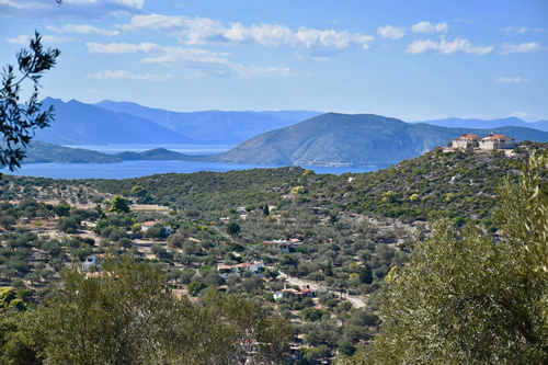 View from the trail in Methana