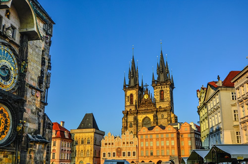 Cathedral and architecture in Prague