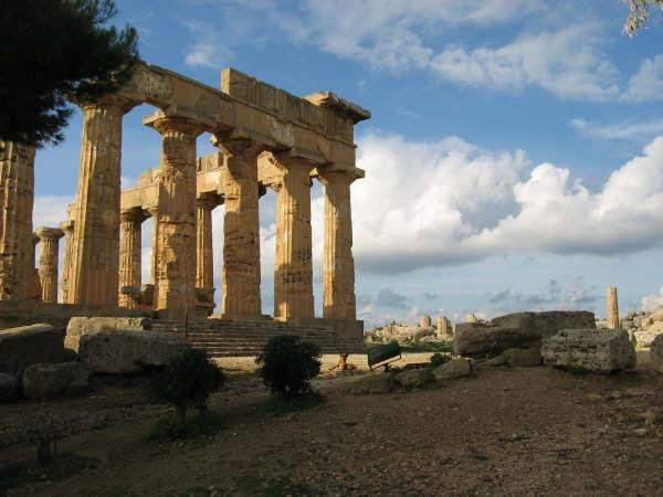 Temple of Hera at the former ancient Greek colony of Selinunte.