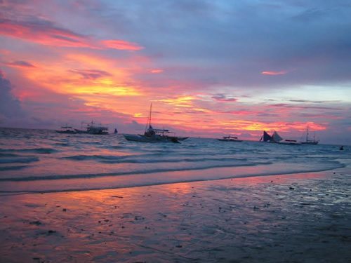 Sunset in Philippines
