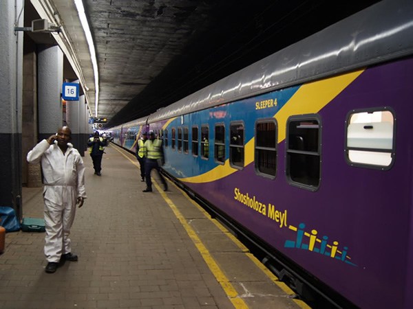 The Shosholoza Meyl train from Johannesburg to Cape Town