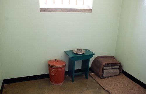 Mandela's prison cell on Robben Island