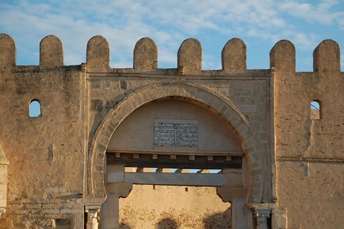 A gate of the walled city of Kairouan