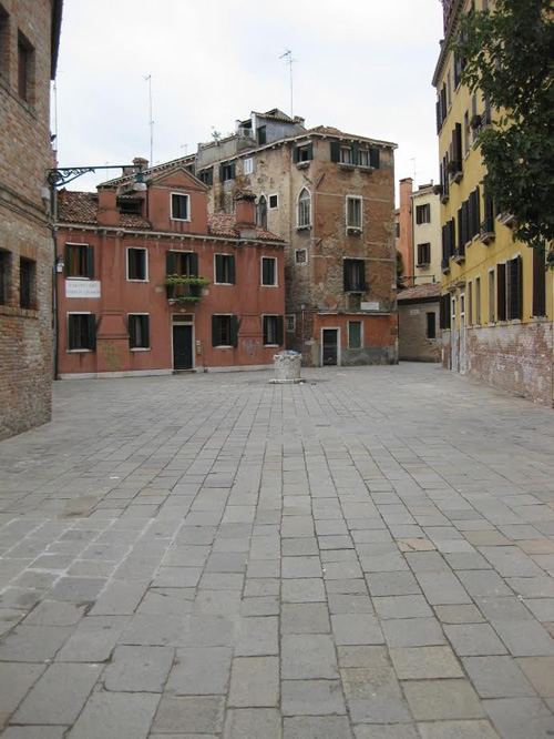 Venice square in the off-season