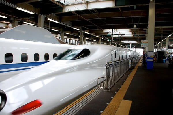 Bullet trains in Japan