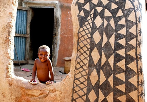 Little boy in Burkino Faso