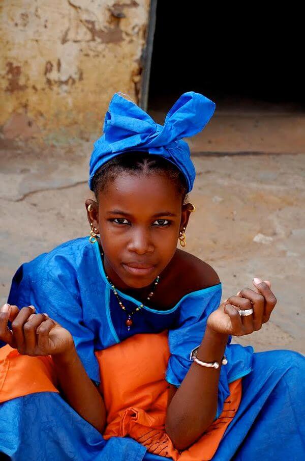 Girl in market in Mali