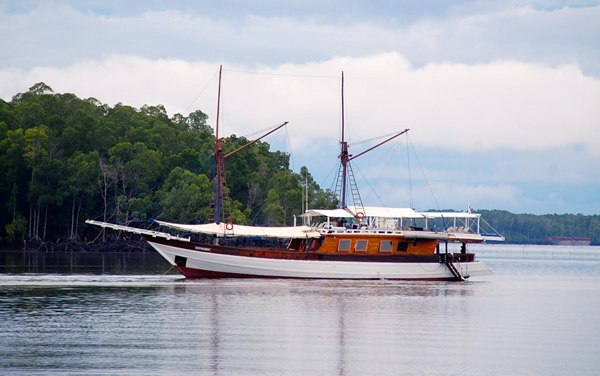 Sailboat in Indonesia