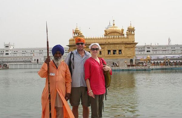 Golden dome in Amistar, India.