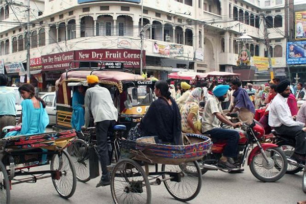 Rickshaws in India