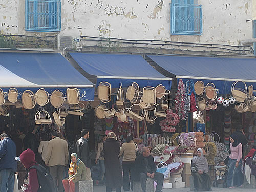 Medina (market) in Tunisia