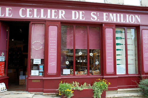 A wine store in Bordeaux