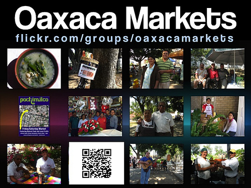 Coffee saleswoman at Oaxaca Market in Mexico