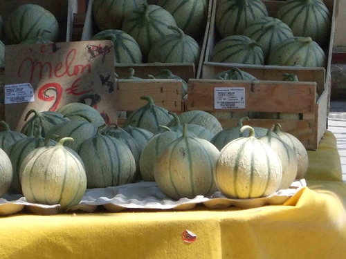 Melons in Uzes, France