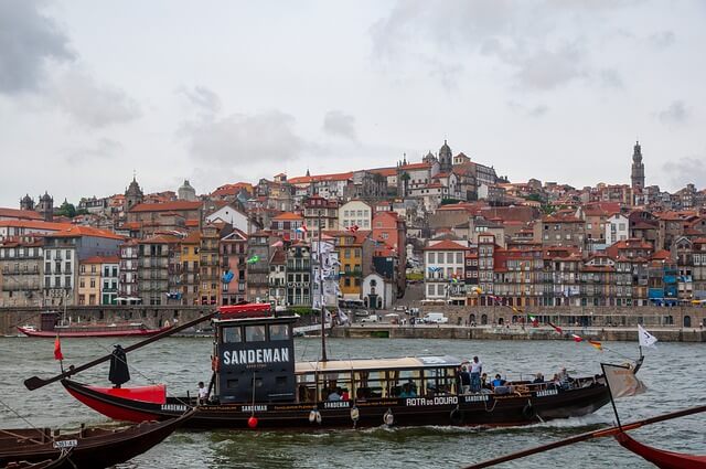 The city of Porto in Portugal