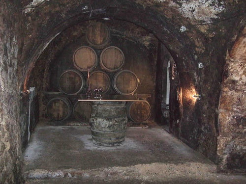 Wine cavern in Bodegas Carlos San Pedro, Laguardia, Rioja