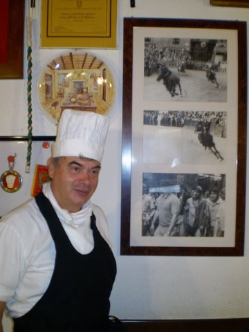 Pierino Fagnani, chef and owner of Da Bagoga