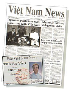 Working at Vietnam Newspaper