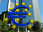 Frankfurt, Germany Euro sign