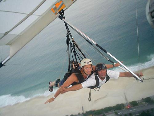 Hang gliding in Brazil