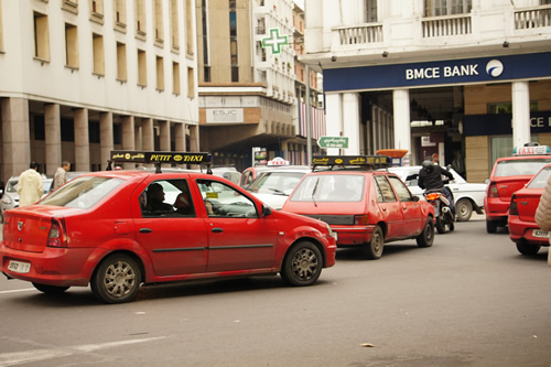 Taxis in Moroccan towns can be expensive