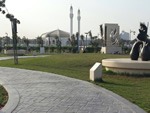 Art park in Jeddah, Saudi Arabia.