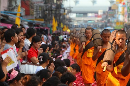 Buddhist festival in Thailand