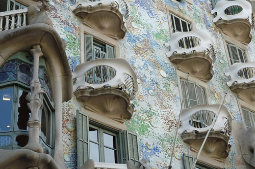 Gaudi building in Barcelona