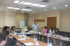 Insurance training session in Albania