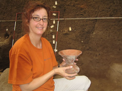 Pot found in Thailand during Archeological dig.