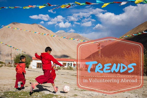 Trends in volunteering abroad